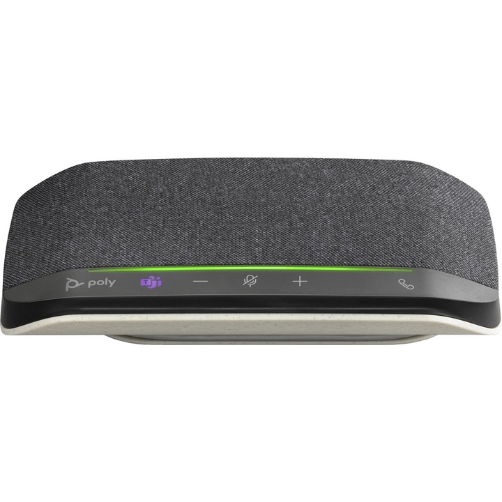 Високоговорител, Poly, Sync 10, Microsoft Teams Certified, PC, Кабел 71,5 cm, 100-7800 Hz, USB-A, USB-C, 182 x 89 x 33 mm, Сребрист