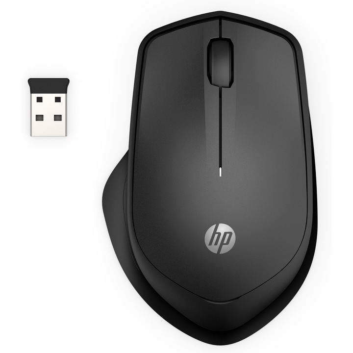 Mouse wireless HP 285, negru, 1200 DPI