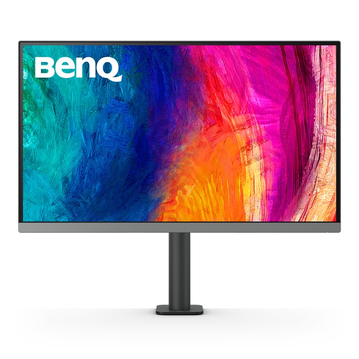 Monitor BenQ PD2706UA, 4K Ultra HD, 27" LCD, 5ms, fekete, 120x120x25mm