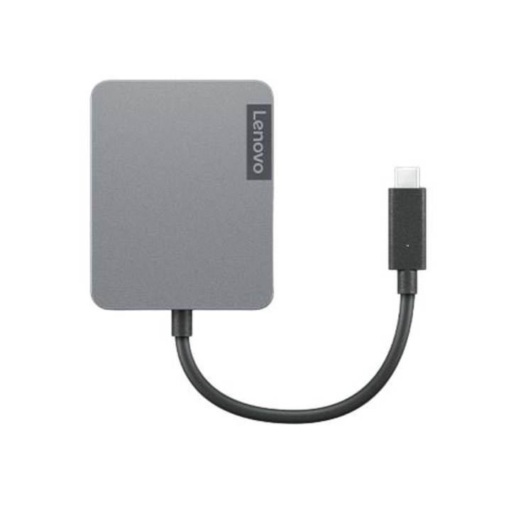 Docking station Lenovo 4X91A30366, USB-C, 174x91x25 mm, gri