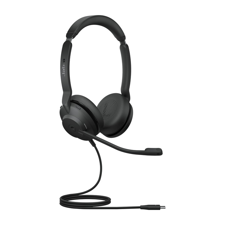 Слушалки Jabra Evolve2 30, кабелни, офис/кол център, черни, 120x120x25 mm
