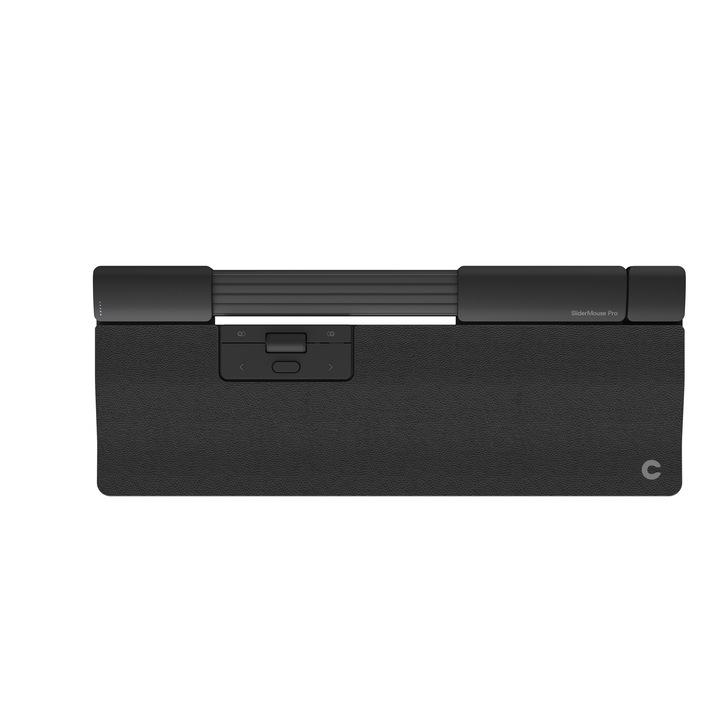 Mouse Contour Design SliderMouse Pro, ambidextru, 2800 DPI, negru, 120x120x25mm