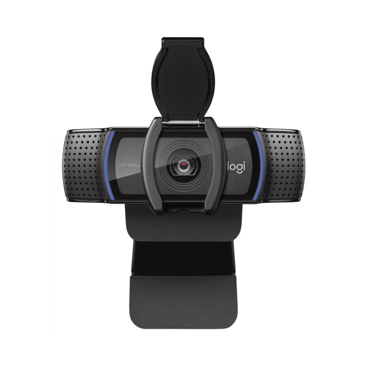 Уеб камера Logitech C920e, Full HD, 3 MP, 1080p, 1920 x 1080, USB 3.2 Gen 1, черна