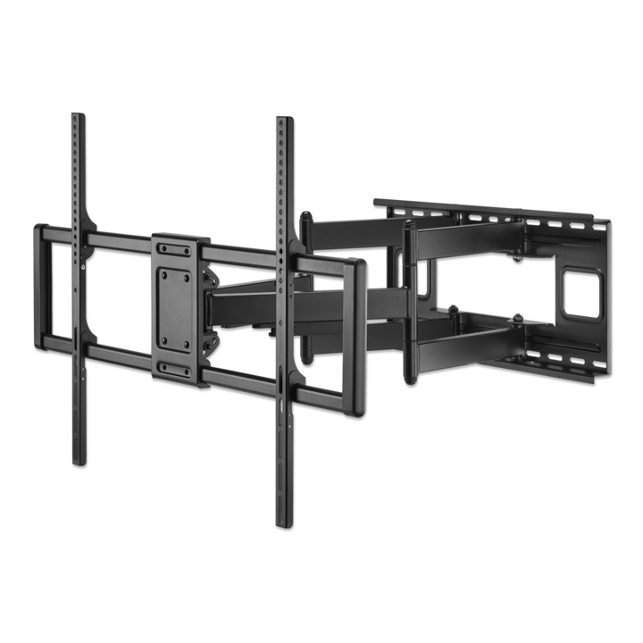 Стойка за телевизор и монитор Manhattan, 60-120", черна