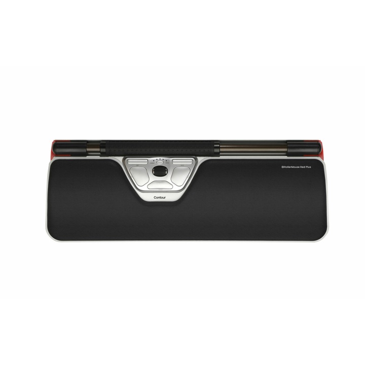 Mouse ergonomic Contour Design RollerMouse Red Plus, 2800 DPI, 120x120x25mm, negru