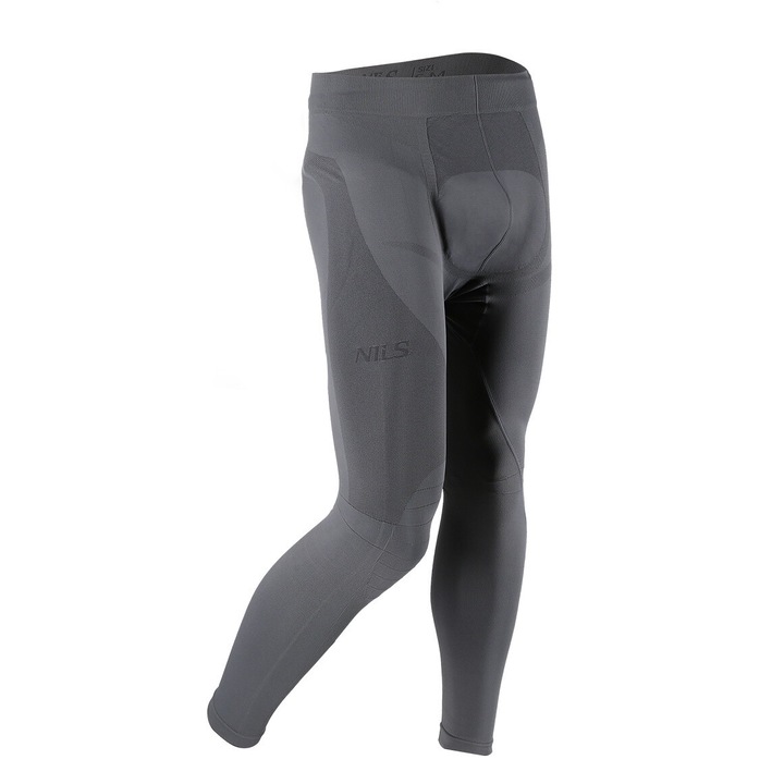 Pantaloni termici barbati, Nils Ragnar, gri, Gri
