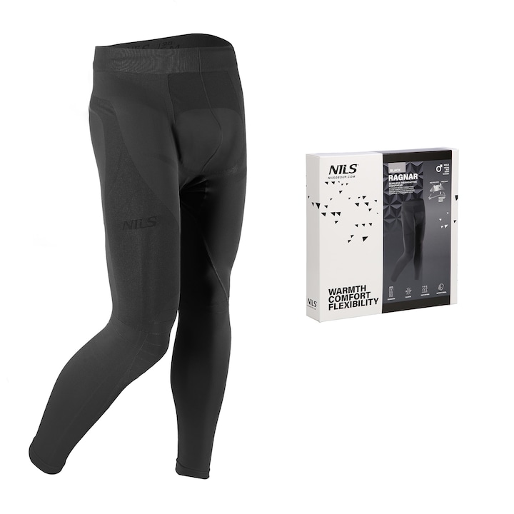 Pantaloni termici, Nils, Ragnar, negru