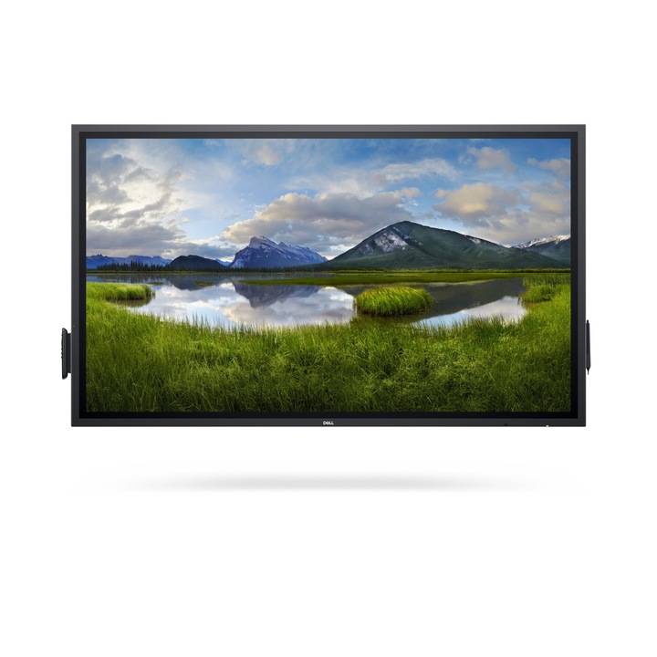 Display interactiv Dell P6524QT Multi touch,64.53 inch UHD 4K, IPS, 9ms, Negru