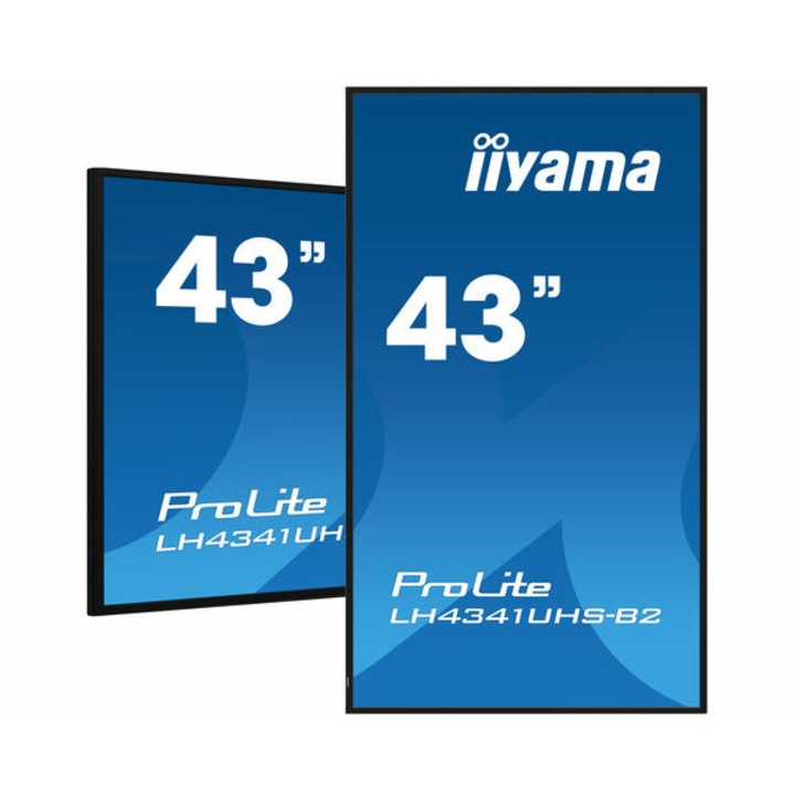 Professzionális monitor, IIYAMA, LCD, 4K, Ultra HD