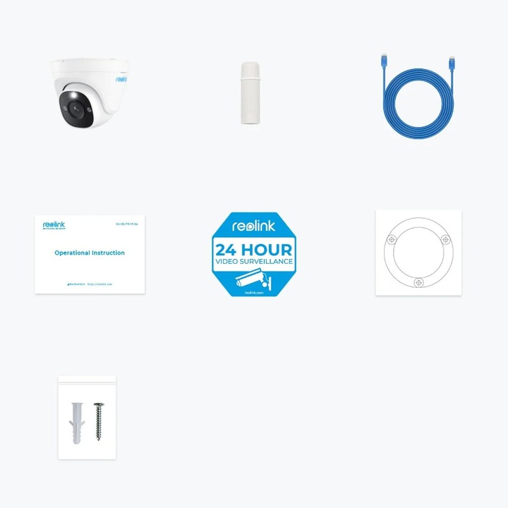 Camera de Supraveghere reolink P334 8MP 4K Ultra HD PoE 1x RJ45 Detectie Smart IP67 Alb