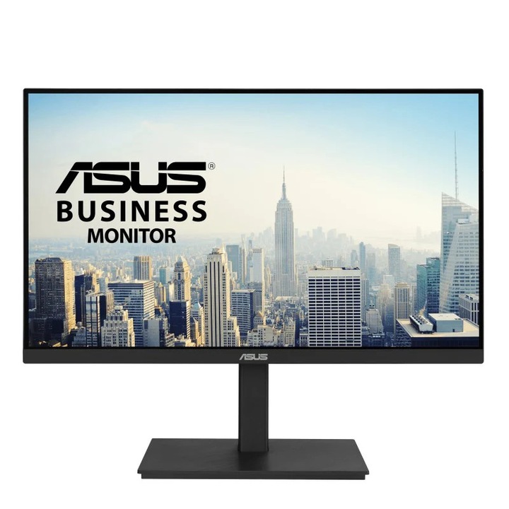 Monitor IPS LED ASUS 27" VA27ECPSN, Full HD (1920 x 1080), HDMI, DisplayPort, Pivot, Boxe, Negru