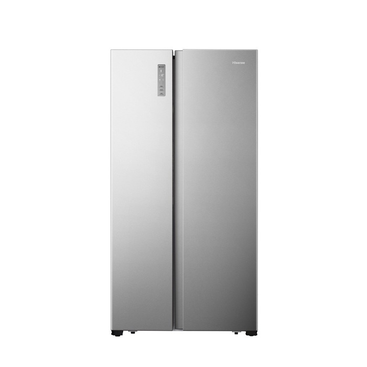 Frigider side-by-side, Hisense RS677N4BID, 519L, clasa N-ST, nivel zgomot 41 dB, inox, 120x120x25mm