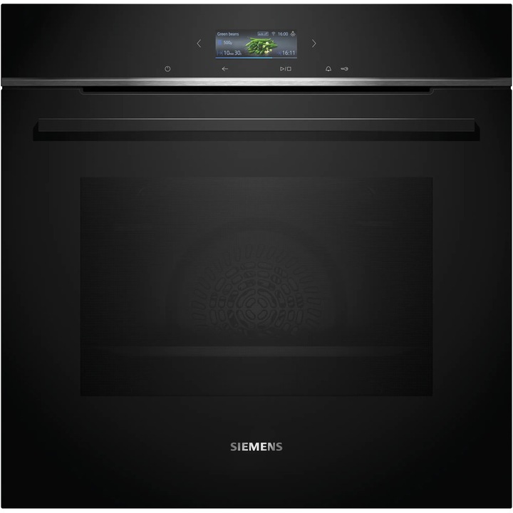 Cuptor incorporabil Siemens HB774G1B1, electric, 71L, negru, clasa A+, 120x120x25mm