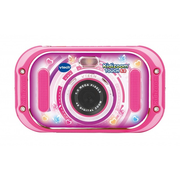 Цифров фотоапарат за деца VTech KidiZoom Touch 5.0, розов