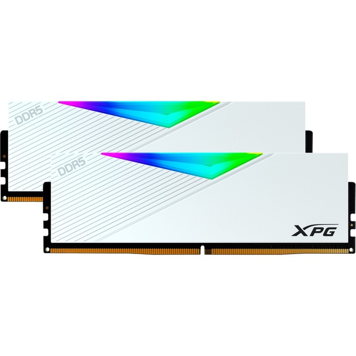 Adata 64GB / 6000 XPG Lancer RGB White DDR5 RAM KIT (2x32B) (AX5U6000C3032G-DCLAR)