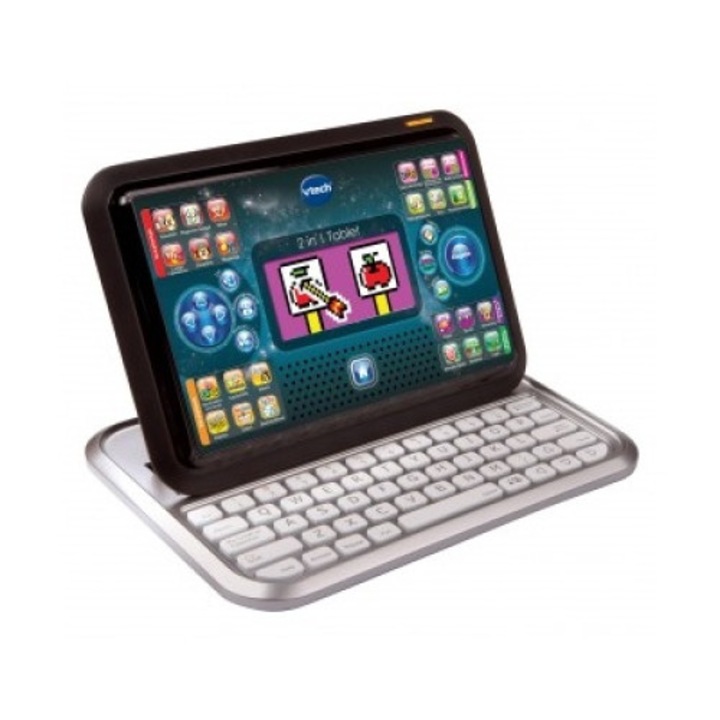 Лаптоп за деца Vtech, 5-6 години, черен/сребрист