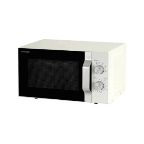 Cuptor cu microunde Sharp R204WA, 20L, 800W, argintiu, alb