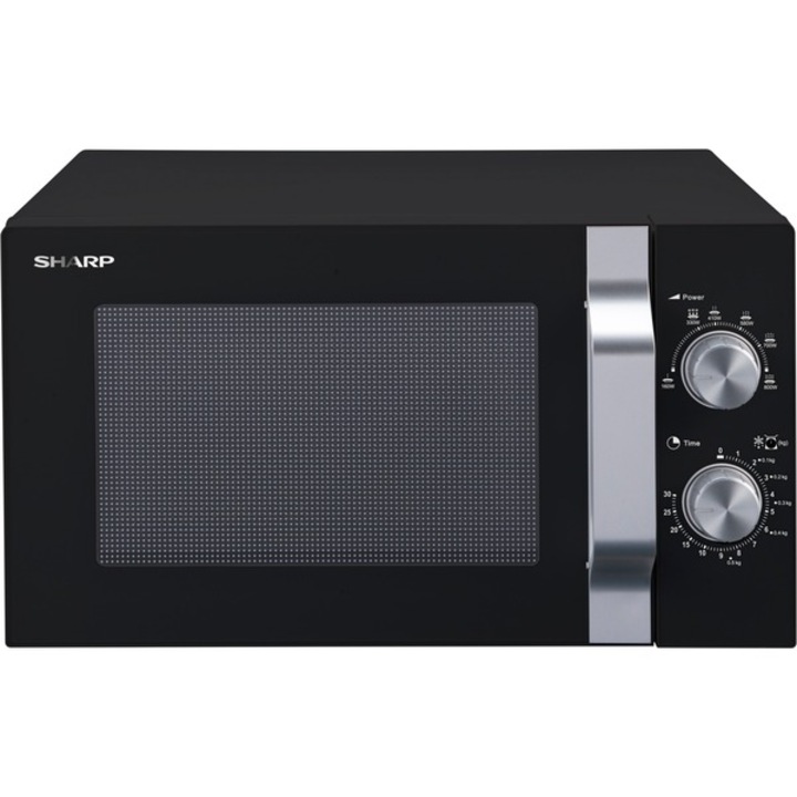 Cuptor cu microunde Sharp R204SA, 20 l, 800 W, Gri