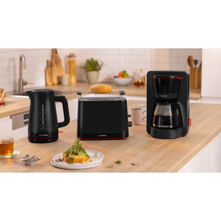 Cafetiera MyMoment TKA3M133, 1.4l, 1200W, 15 cesti, negru