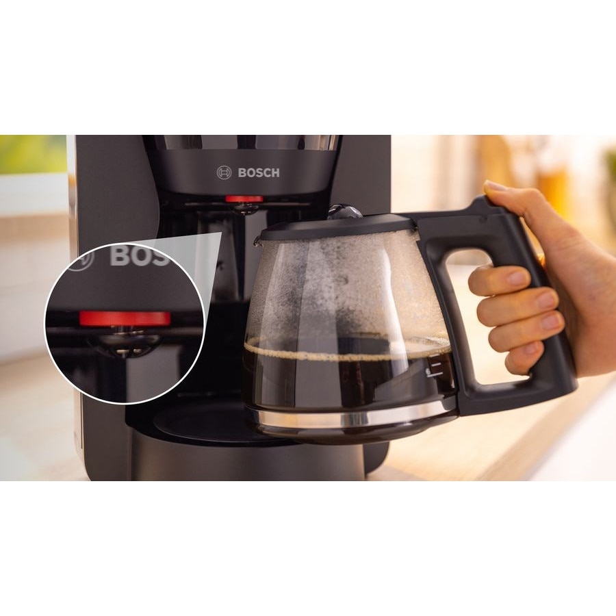 Cafetiera MyMoment TKA3M133, 1.4l, 1200W, 15 cesti, negru