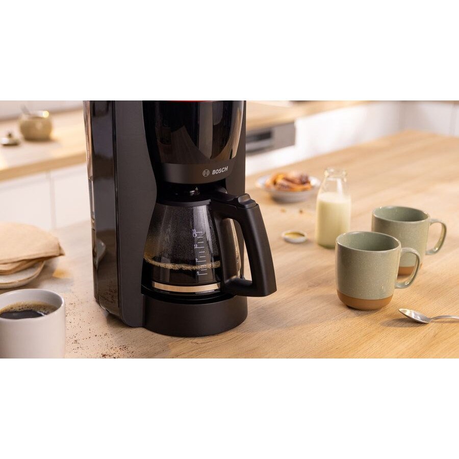 Cafetiera MyMoment TKA3M133, 1.4l, 1200W, 15 cesti, negru