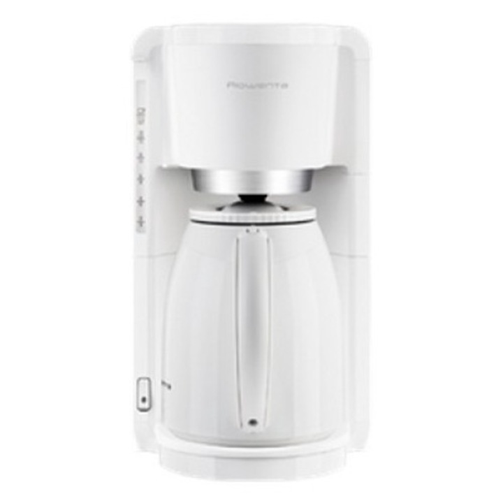Cafetiera Rowenta Thermo, semi-automata, 12 cani, 1.25L, alba, 120x120x25mm