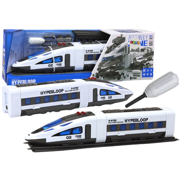 Interaktív Vonat Játék Csavarhúzóval, Hang- és Fényeffektekkel