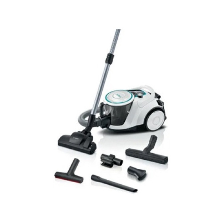 Aspirator cilindric Bosch Serie 6 BGC41XHYG, 700 W, 2.4 L, alb