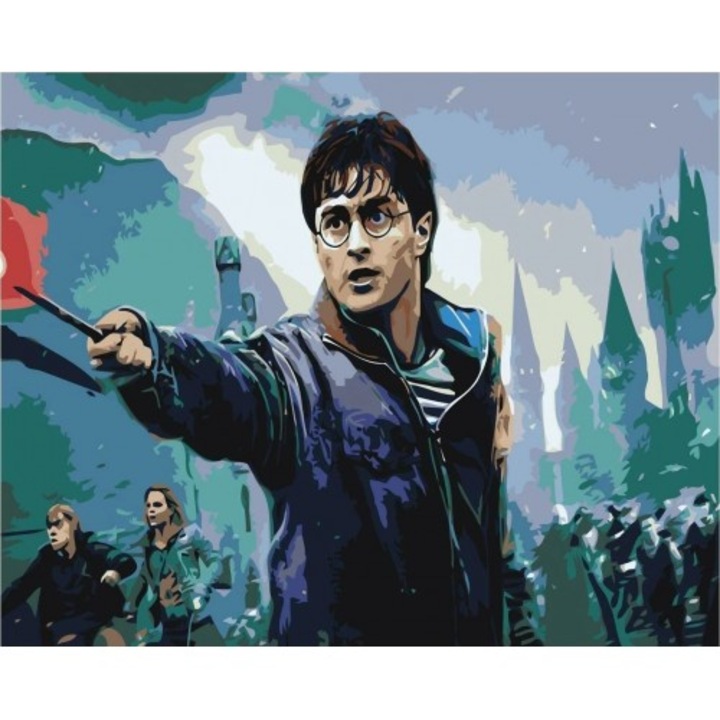 Рисуване по номера Art-hobby, Хари Потър, 08090, размер 40x50 см, детски