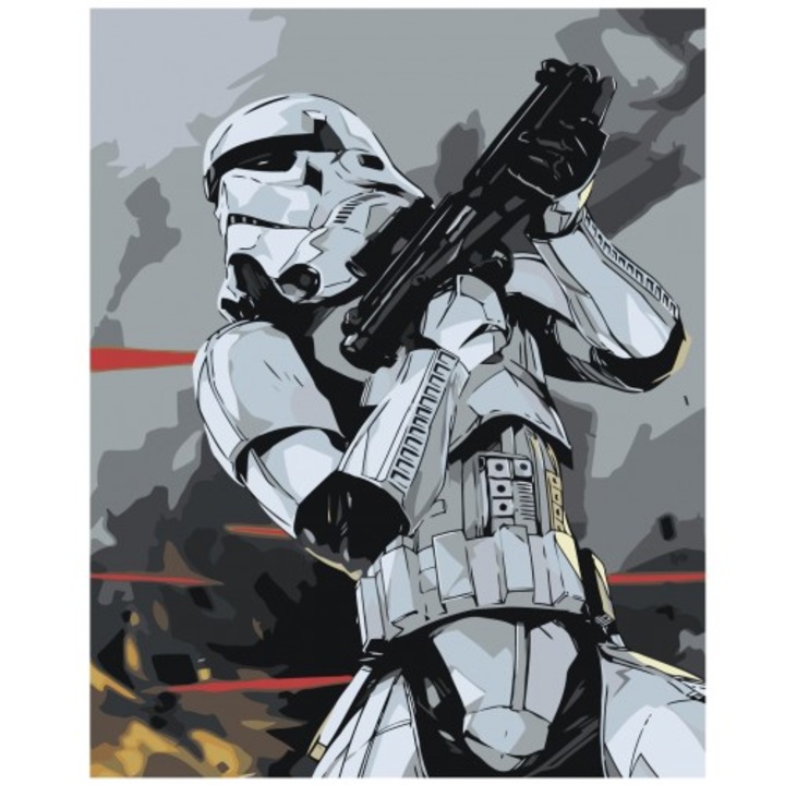 Рисуване по номера Art-hobby, Звездни войни, 095, размер 40x30 см, детски
