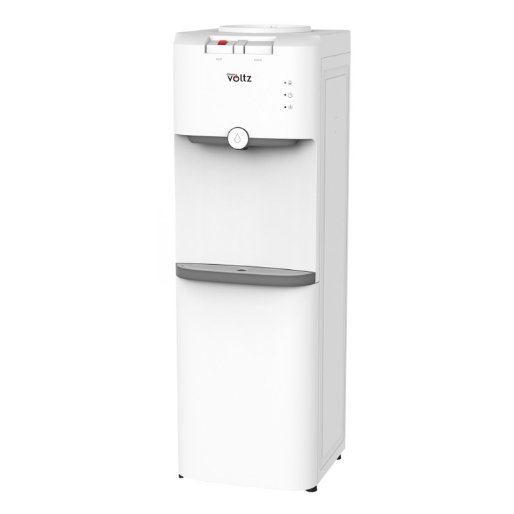 Oliver Voltz OV1449B Vízadagoló, Kompresszor, Szekrénnyel, Gyermekvédelem, 85/420W, 10-90C, Fehér