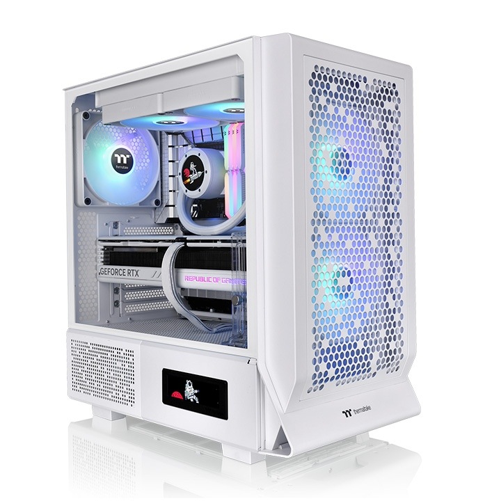 Thermaltake - Ceres 330 TG ARGB - Snow fehér számítógépház - CA-1Y2-00M6WN-01