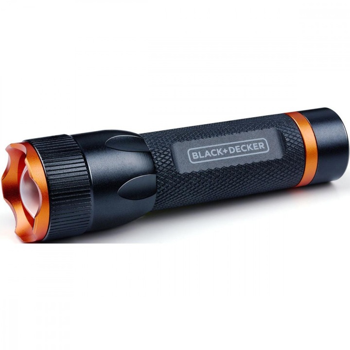 Lanterna tactica din aluminiu 1w 60 lumeni black+ decker