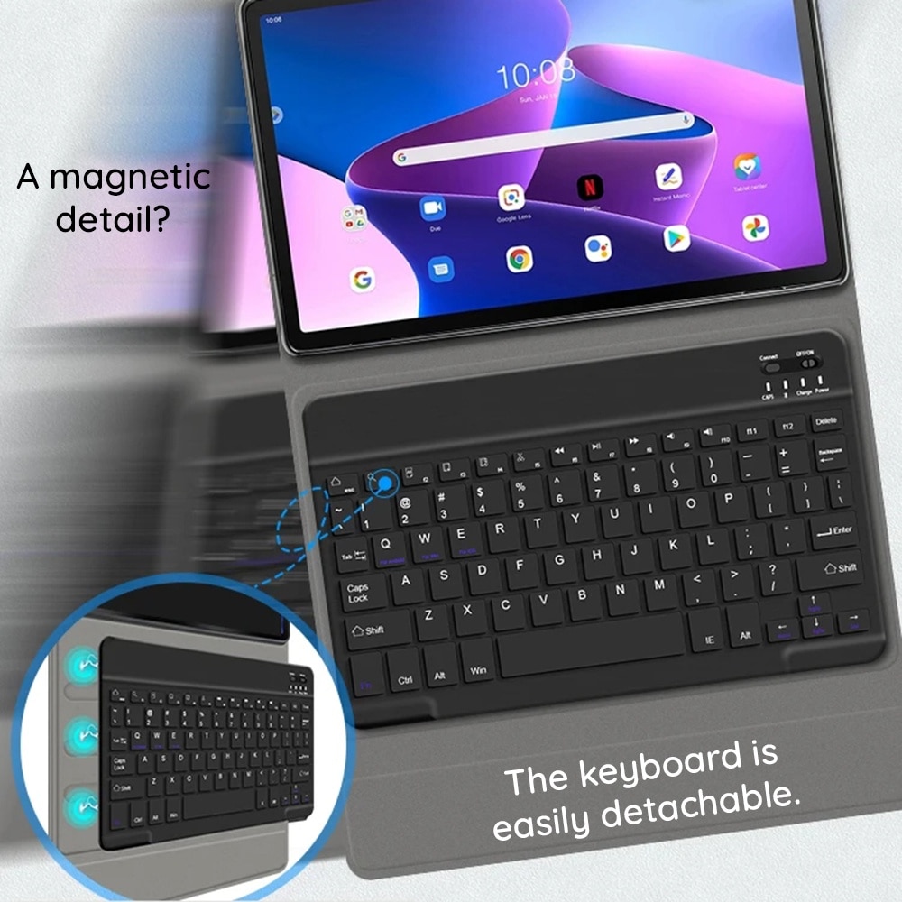 Калъф за клавиатура за Xiaomi Pad 6 / Pad 6 Pro Techsuit CozyTab Case ...