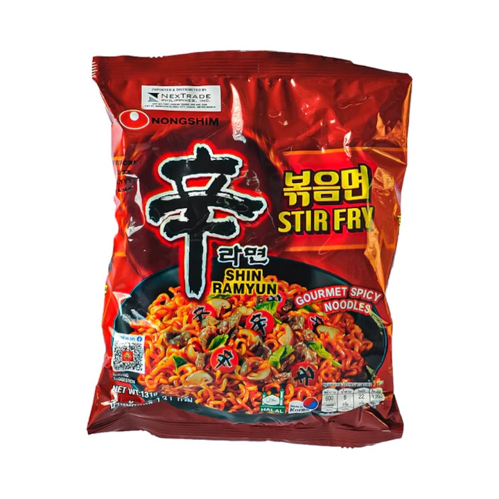 Taitei instant Shin Ramyun Stir-fry, 131g, Nongshim