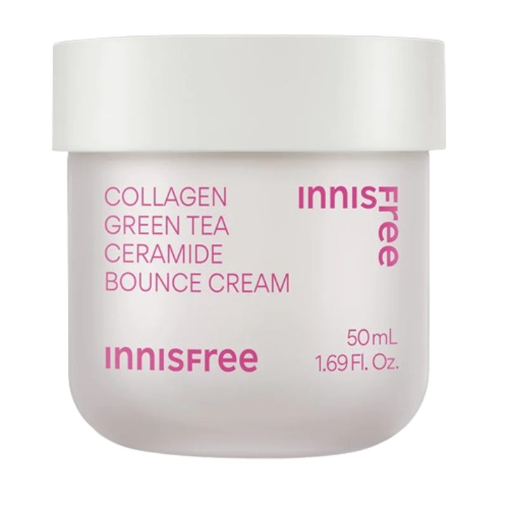 Innisfree Collagen Green Tea Ceramide Bounce крем за лице 50 мл