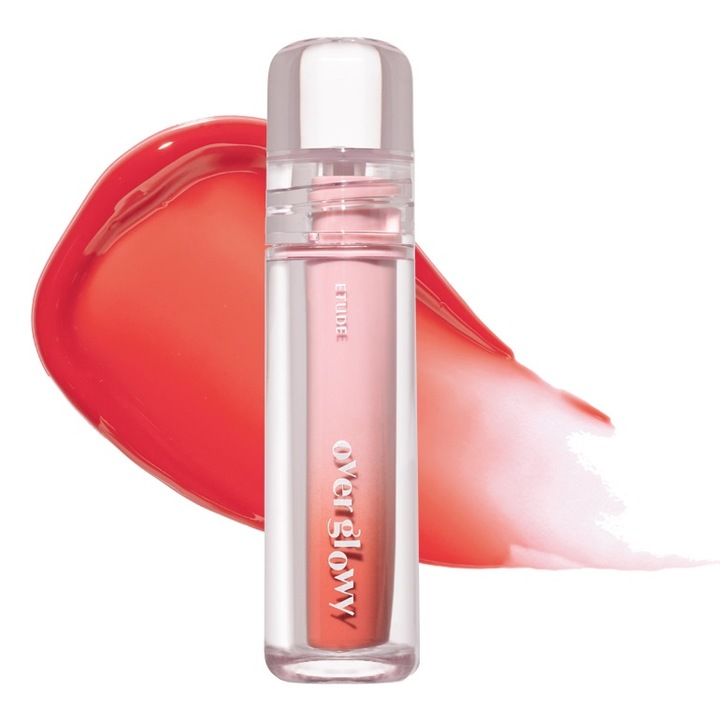 Ruj Etude Over Glowy Lip Tint 02 Peach Forest Of Healing