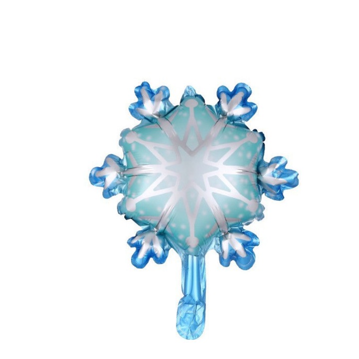 Frozen figurás lufi, alufólia, kék, 33x30cm