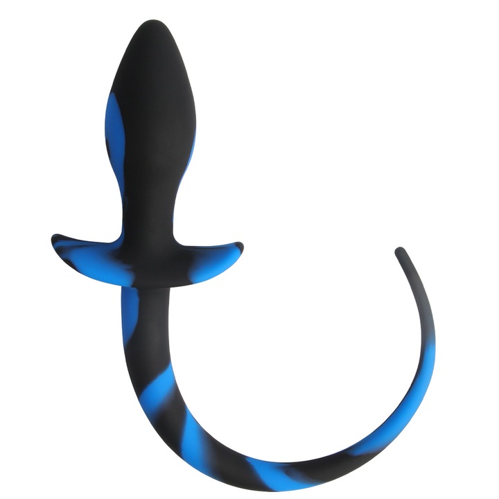 Dop anal FairyKiss® jucarii sexuale, Plug anal pentru incepatori, Stimulare anale, Silicon, Rezistent la apa, Albastru