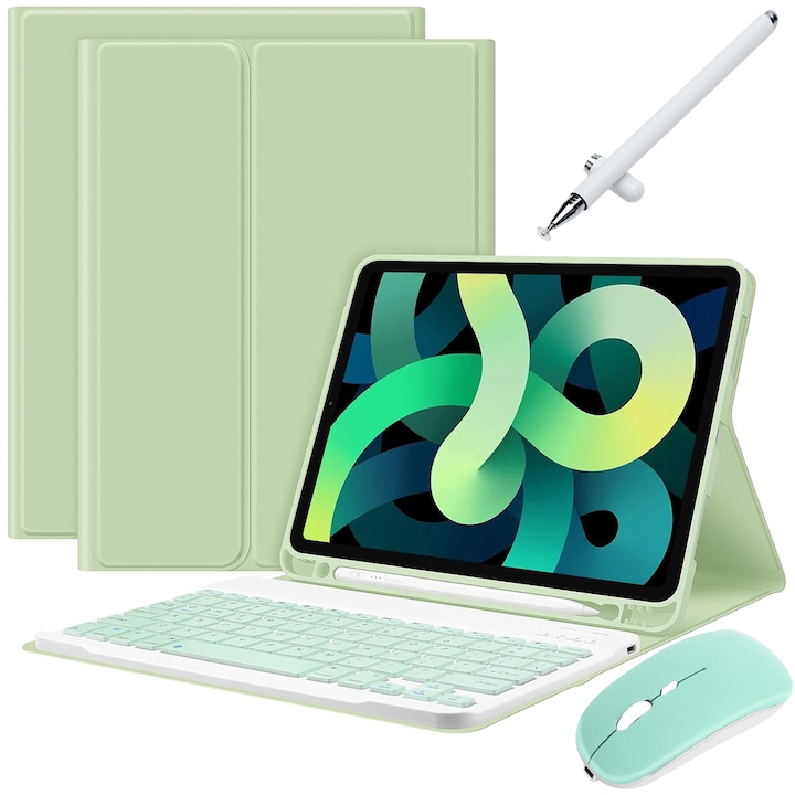 Levehető Bluetooth billentyűzet tok iPad Pro 11 és Air 5/4 Gen 10,9"-hez