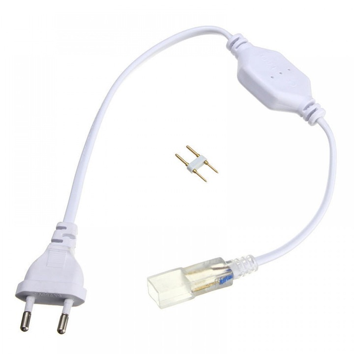 Alimentator banda LED cu stecher, 10A, 2835