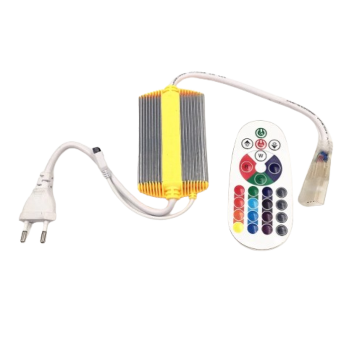 Controller banda LED RGB, 220V, 1500W, telecomanda IR