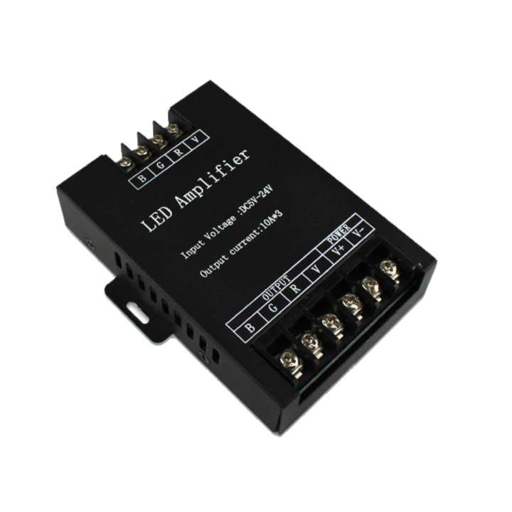 Amplificator banda LED RGB, 12V, 288W, 30A