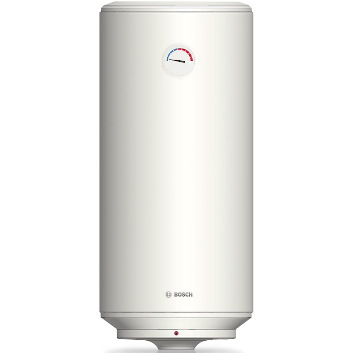 Boiler electric subtire Bosch TR1000T 30 SB, cu reglare automata a temperaturii, rezistenta electrica imersata 1200 W, cu racorduri în partea inferioara, 30l, Clasa eficienta energetica C