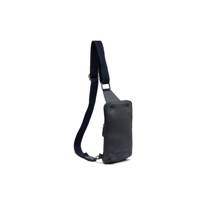 Természetes bőr crossbody táska, The Chesterfield Brand, Cambridge, Navy Blue