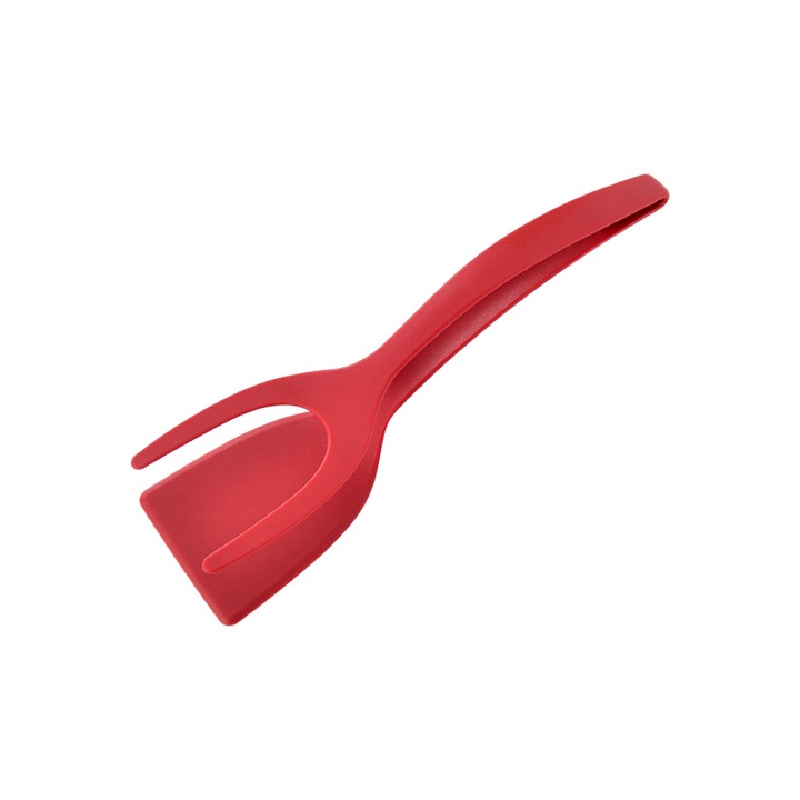 Konyhai spatula, nylon, piros, 31x8,5 cm