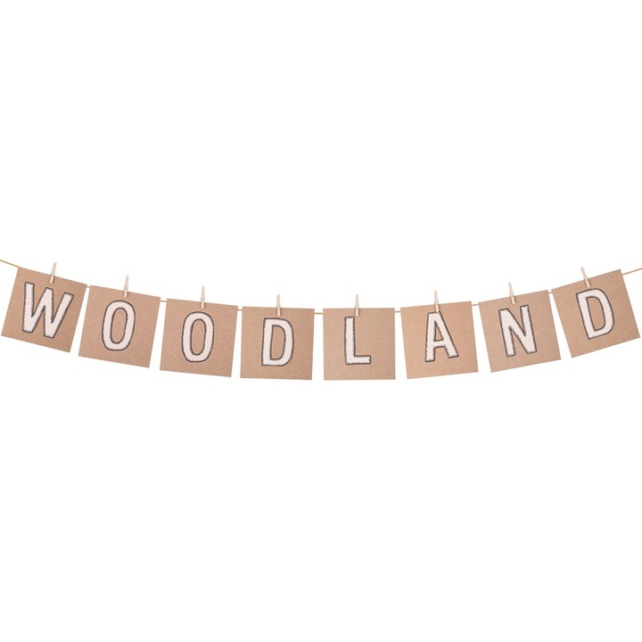 Garland PartyCollection Woodland, 115 cm