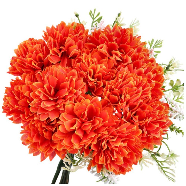 Művirág csokor, PartyCollection, narancs