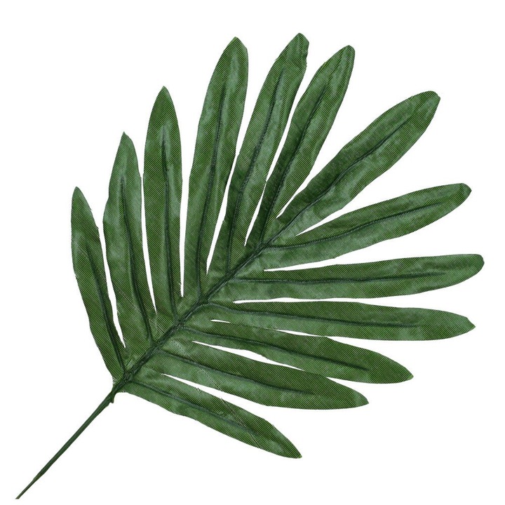 Изкуствено листо PartyCollection, палма, тъмнозелено, 32 см, 15x18 см