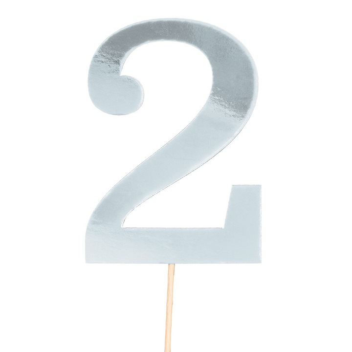 Decoratiune tort, PartyCollection argintiu